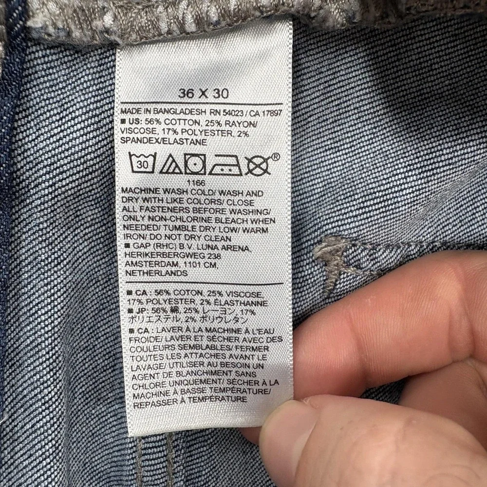 Banana Republic Travel Jeans Mens 36x30 Blue Medium Wash Athletic Stretch Denim